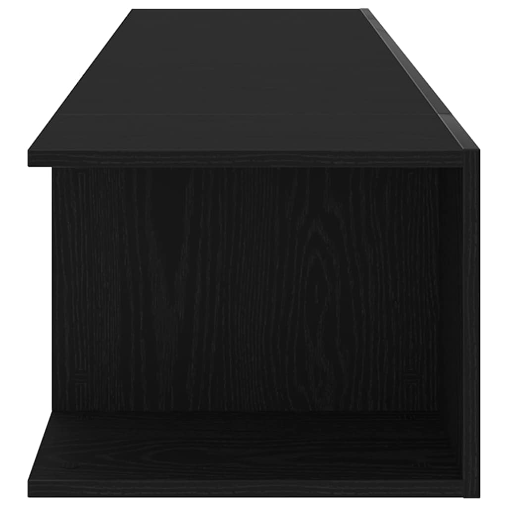 TV Cabinet 135 x 39 x 30 cm Black Oak Engineered Wood