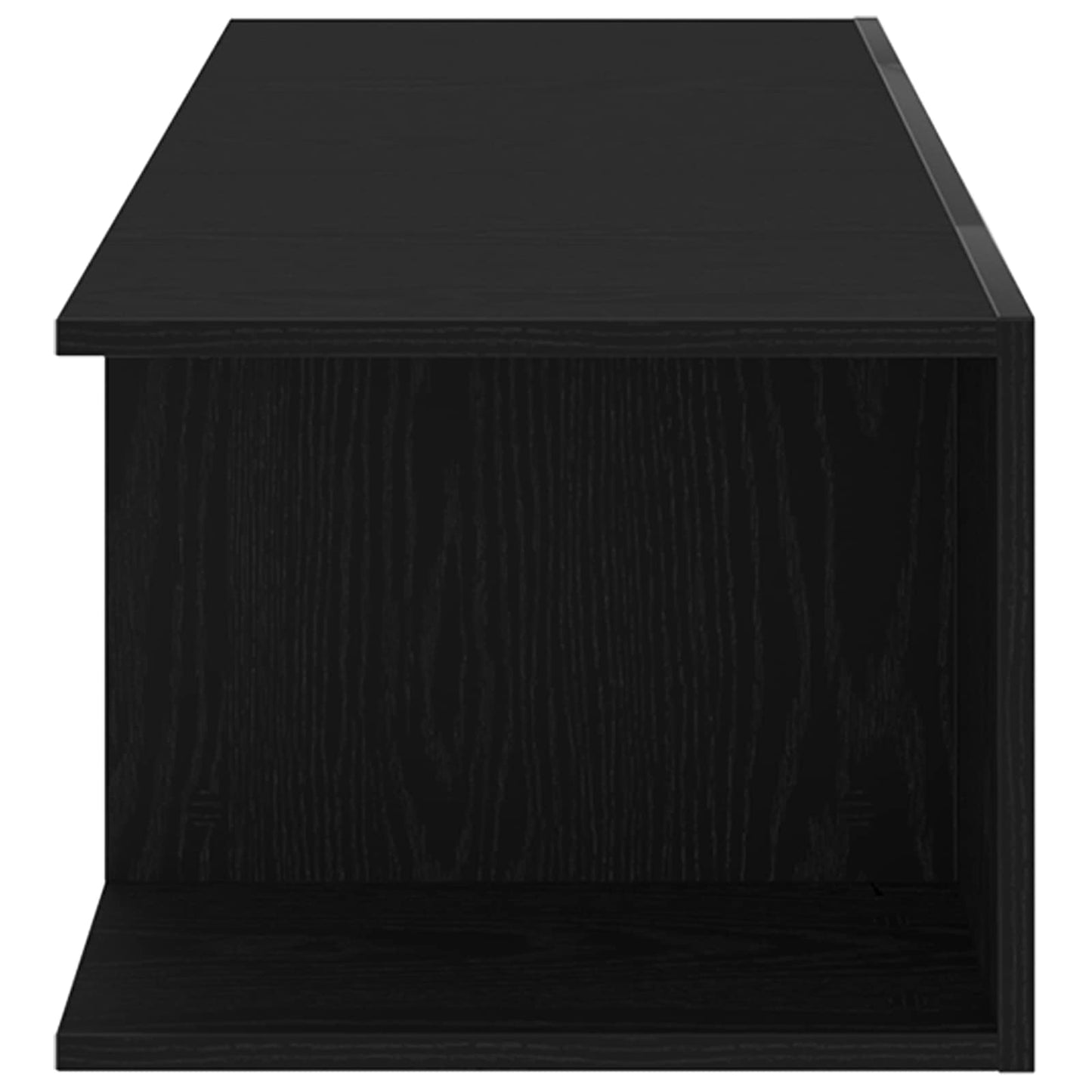 TV Cabinet 90 x 39 x 30 cm Black Oak Engineered Wood