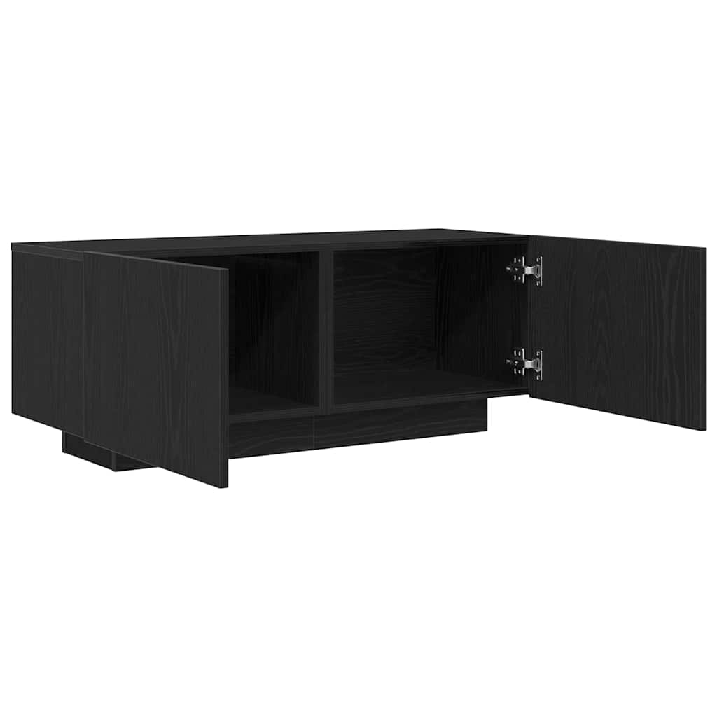 TV Cabinet 100 x 35 x 40 cm Black Oak Engineered Wood