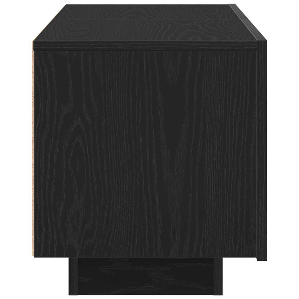 TV Cabinet 100 x 35 x 40 cm Black Oak Engineered Wood