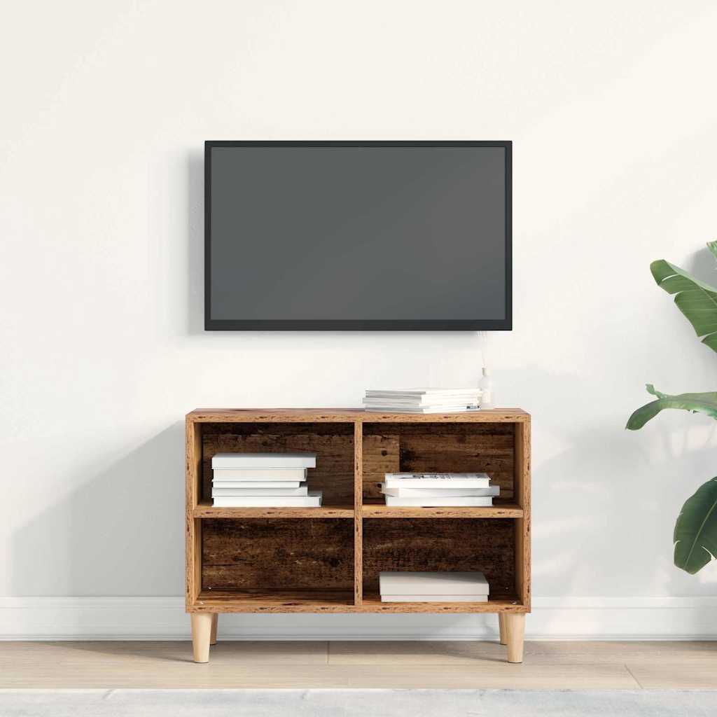TV Cabinet 69.5 x 30 x 50 cm Old wood Engineered Wood