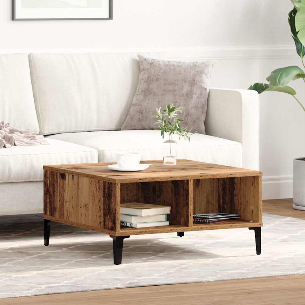 Coffee Table Old Wood 60 x 60 x 30 cm