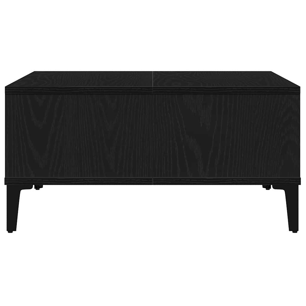 Coffee Table Black Oak 60 x 60 x 30 cm