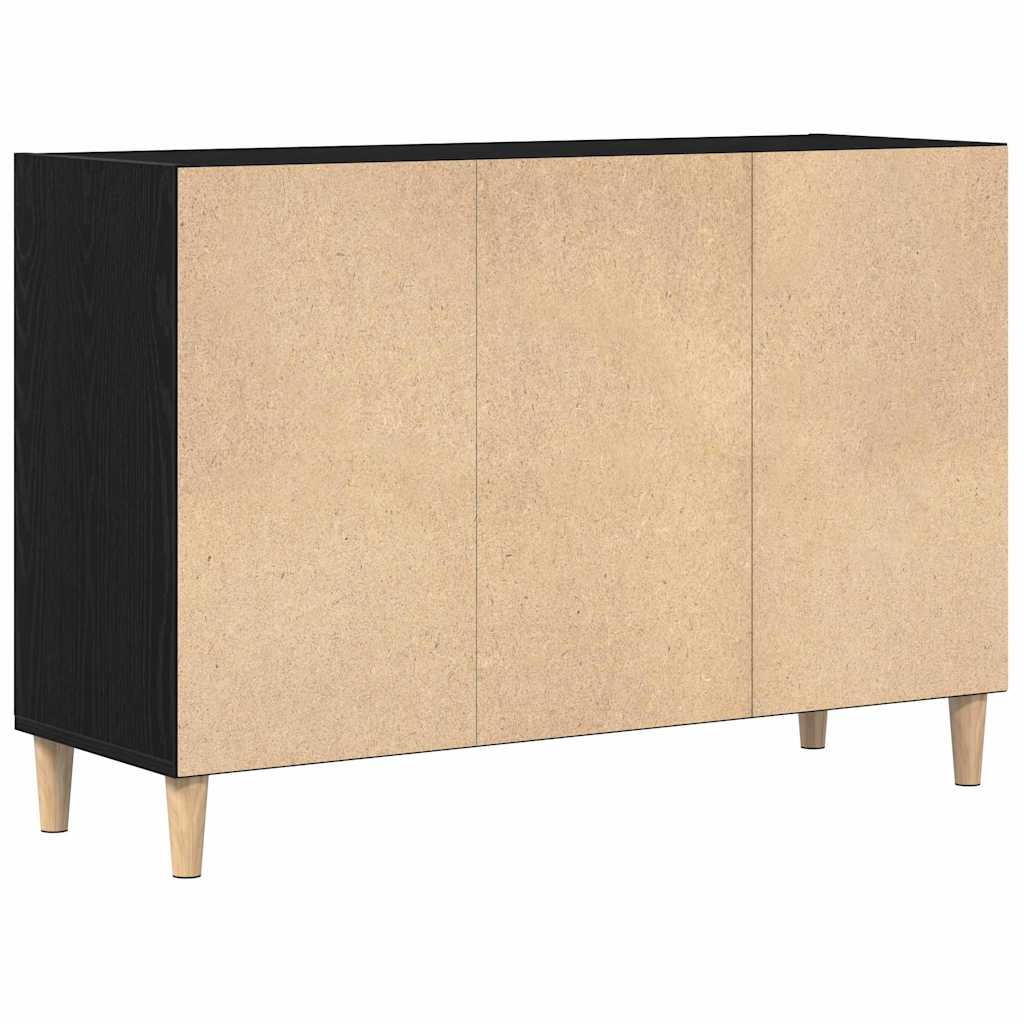 Sideboard 103.5 x 35 x 70 cm Engineered Wood Black Oak