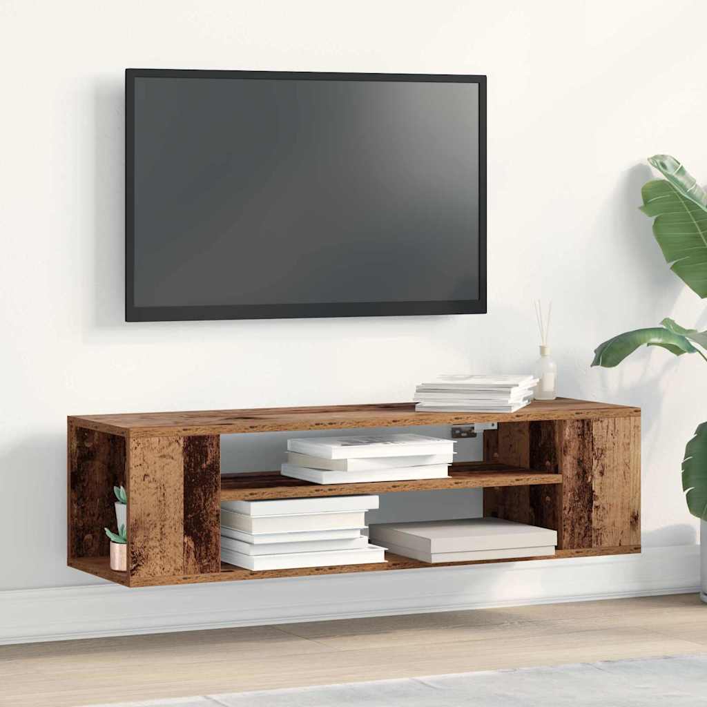 TV Cabinet Old wood 100 x 30 x 26.5 cm Engineered Wood