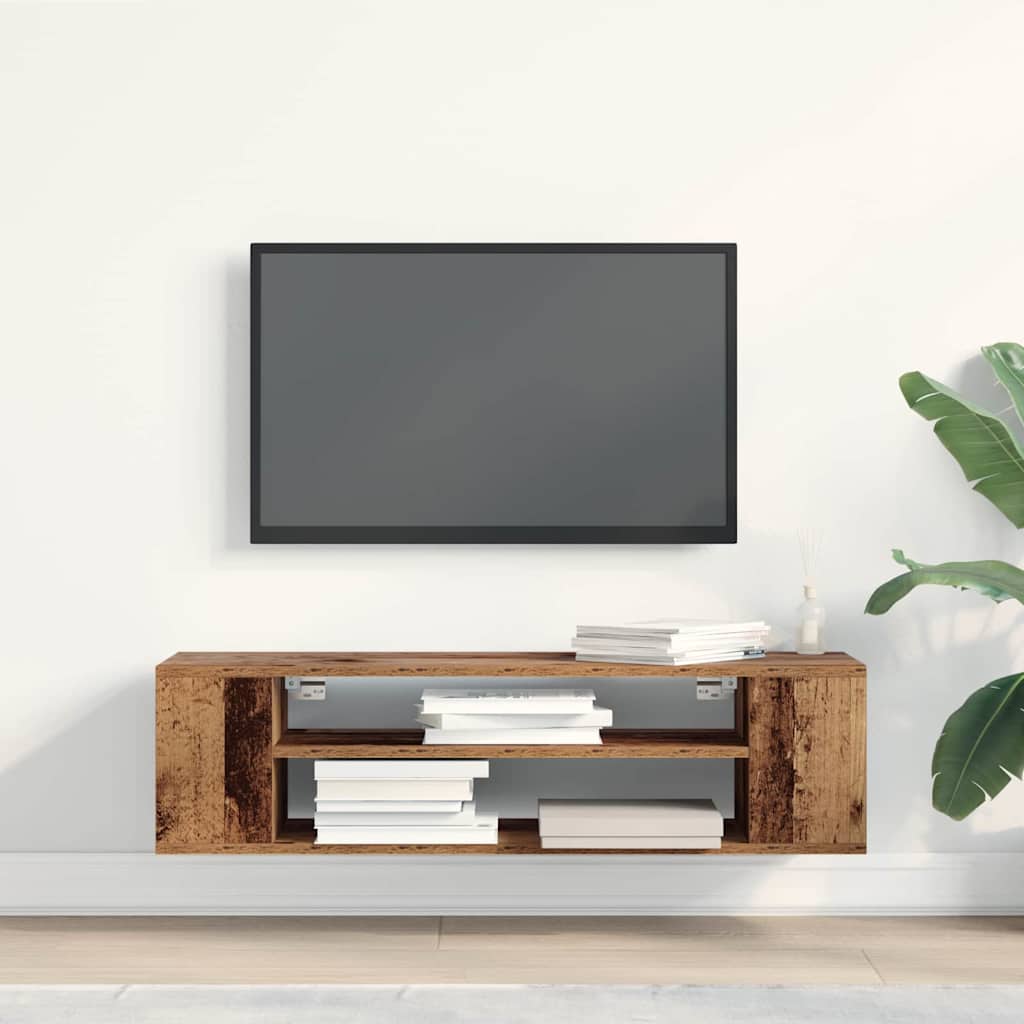 TV Cabinet Old wood 100 x 30 x 26.5 cm Engineered Wood