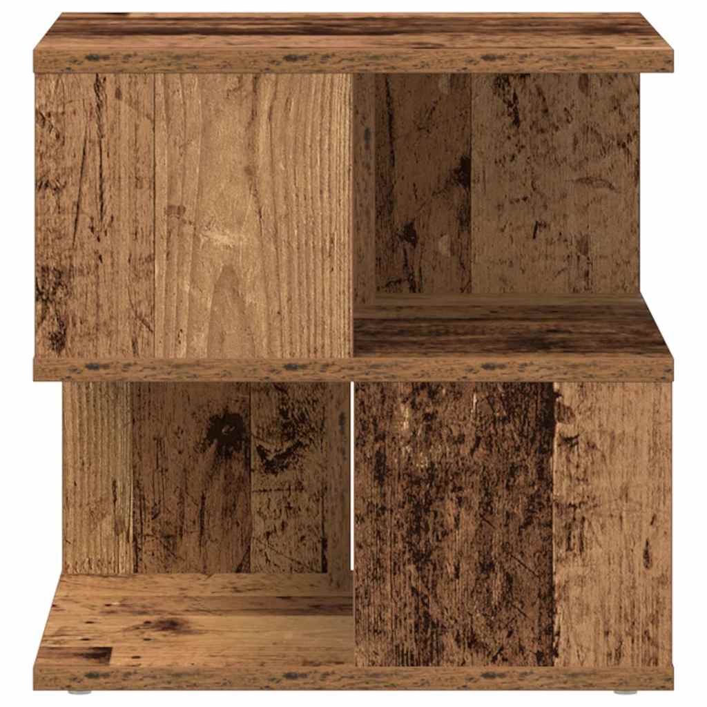 Side Table Old Wood 40 x 40 x 40 cm Engineered Wood