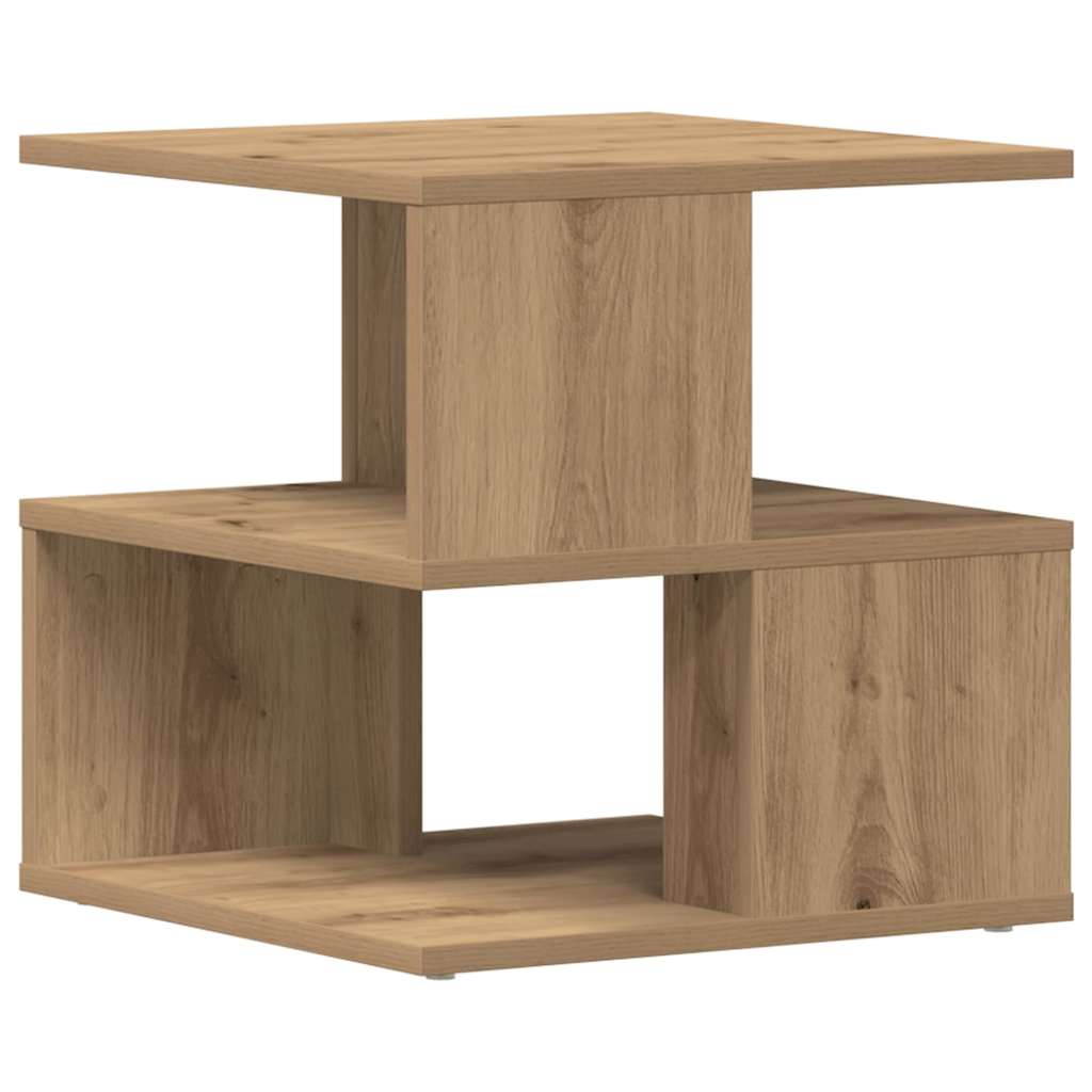 Side Table Artisan Oak 40 x 40 x 40 cm Engineered Wood