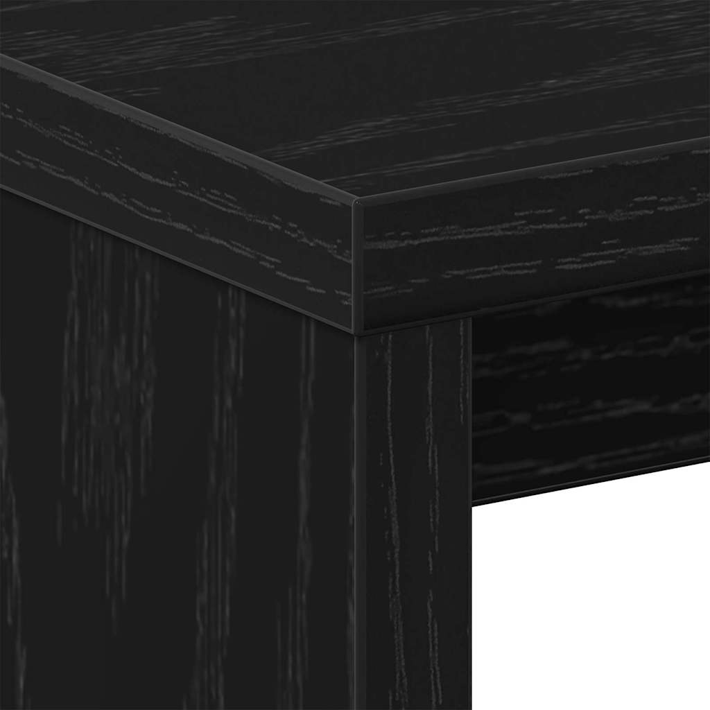 Bedside Cabinet 2 pcs Black Oak 40 x 30 x 40 cm Engineered Wood