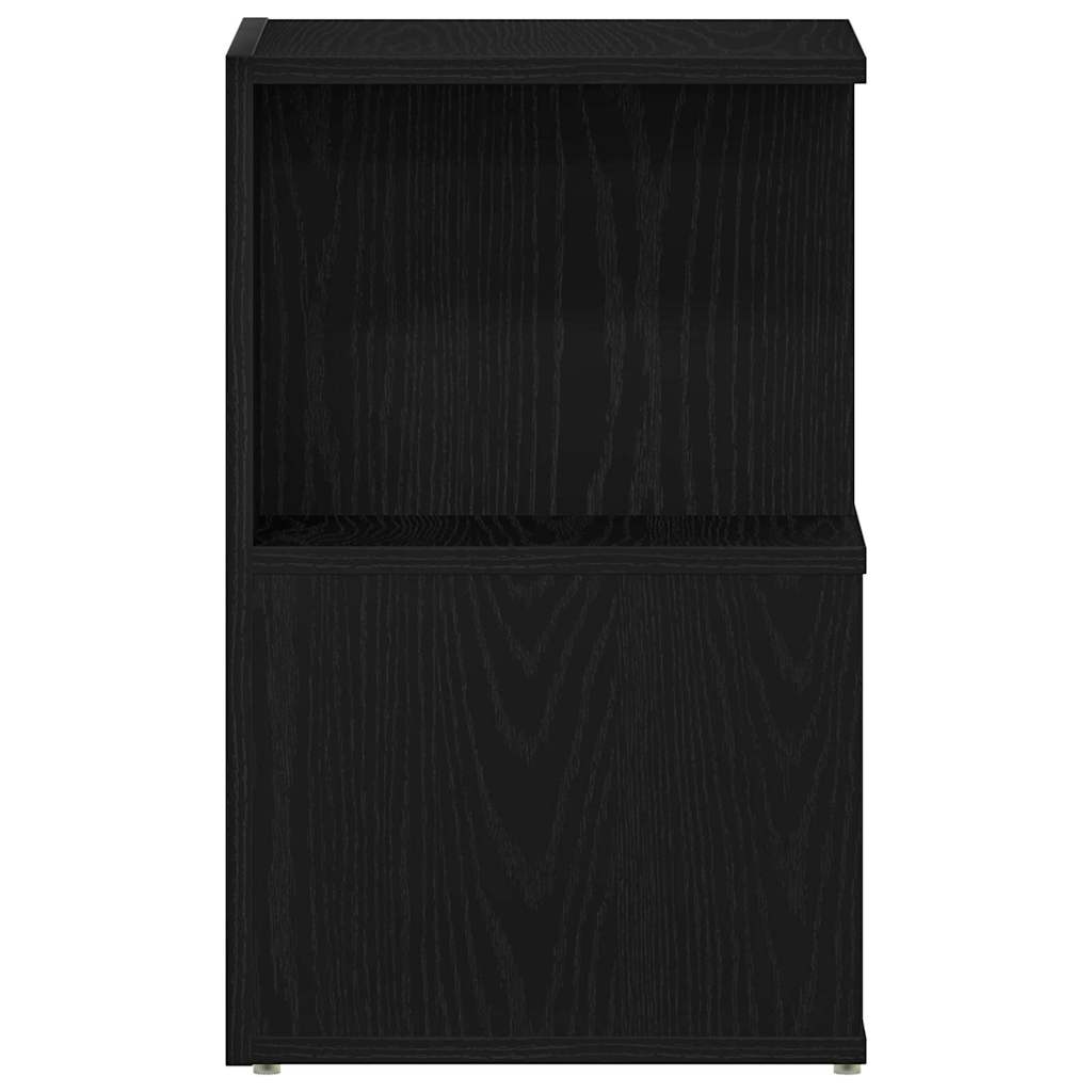 Bedside Cabinet Black Oak 35 x 35 x 55 cm Engineered Wood