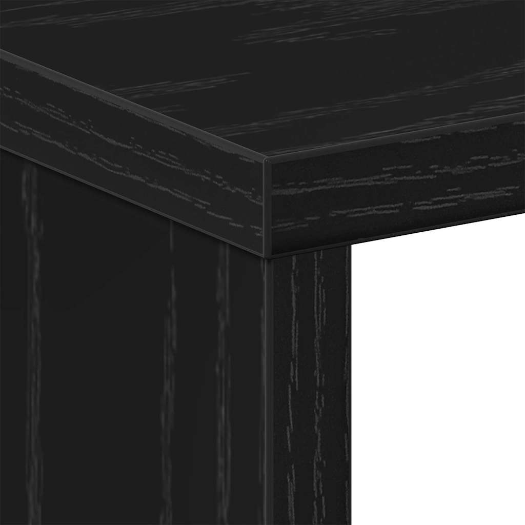 Bedside Cabinet 2 pcs Black Oak 50 x 30 x 51,5 cm