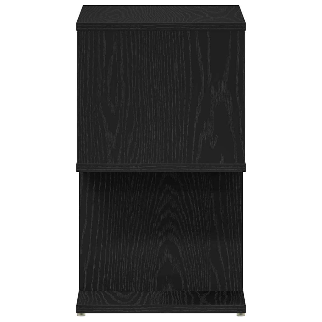 Bedside Cabinet 2 pcs Black Oak 50 x 30 x 51,5 cm