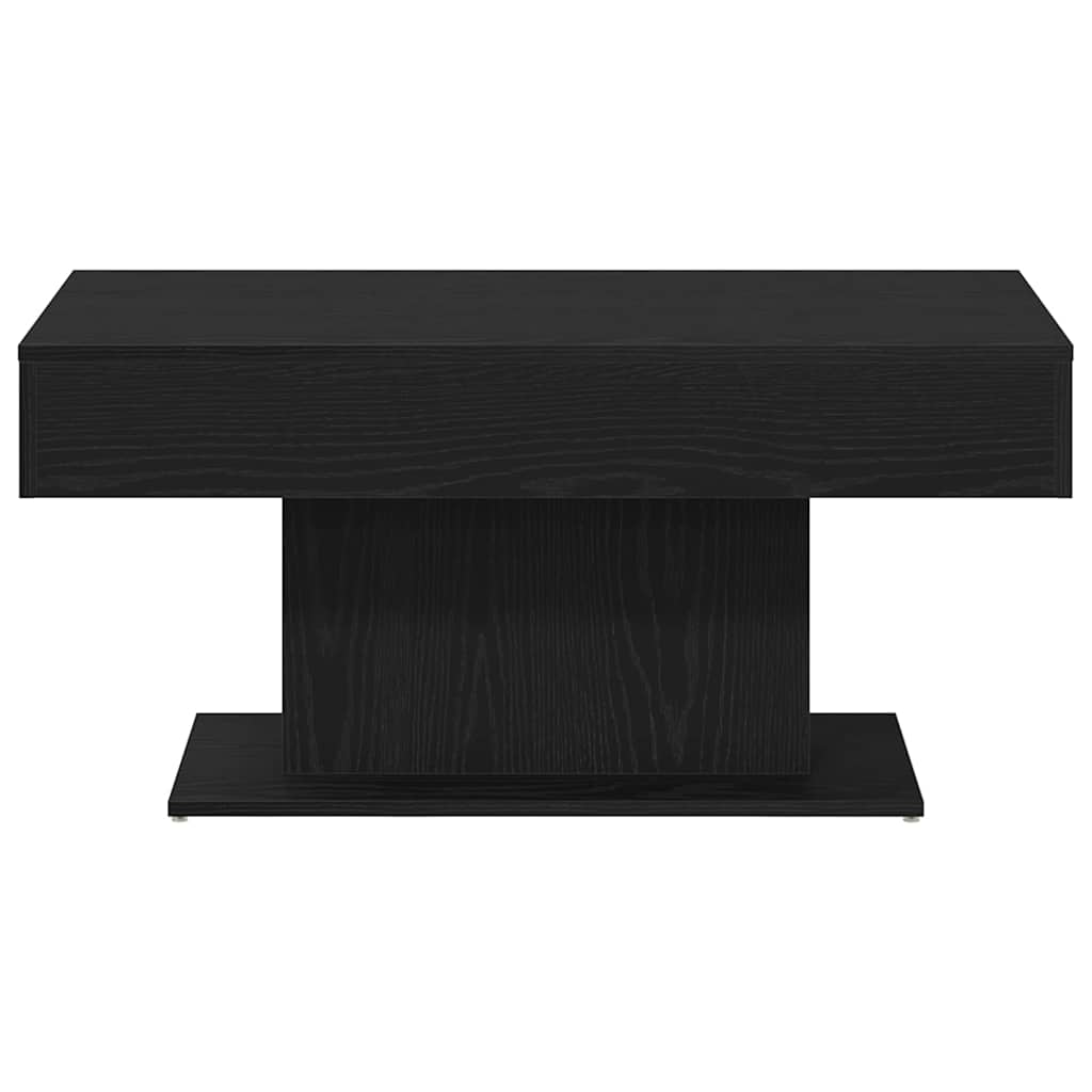 Coffee Table Black Oak 96 x 50 x 45 cm Engineered Wood