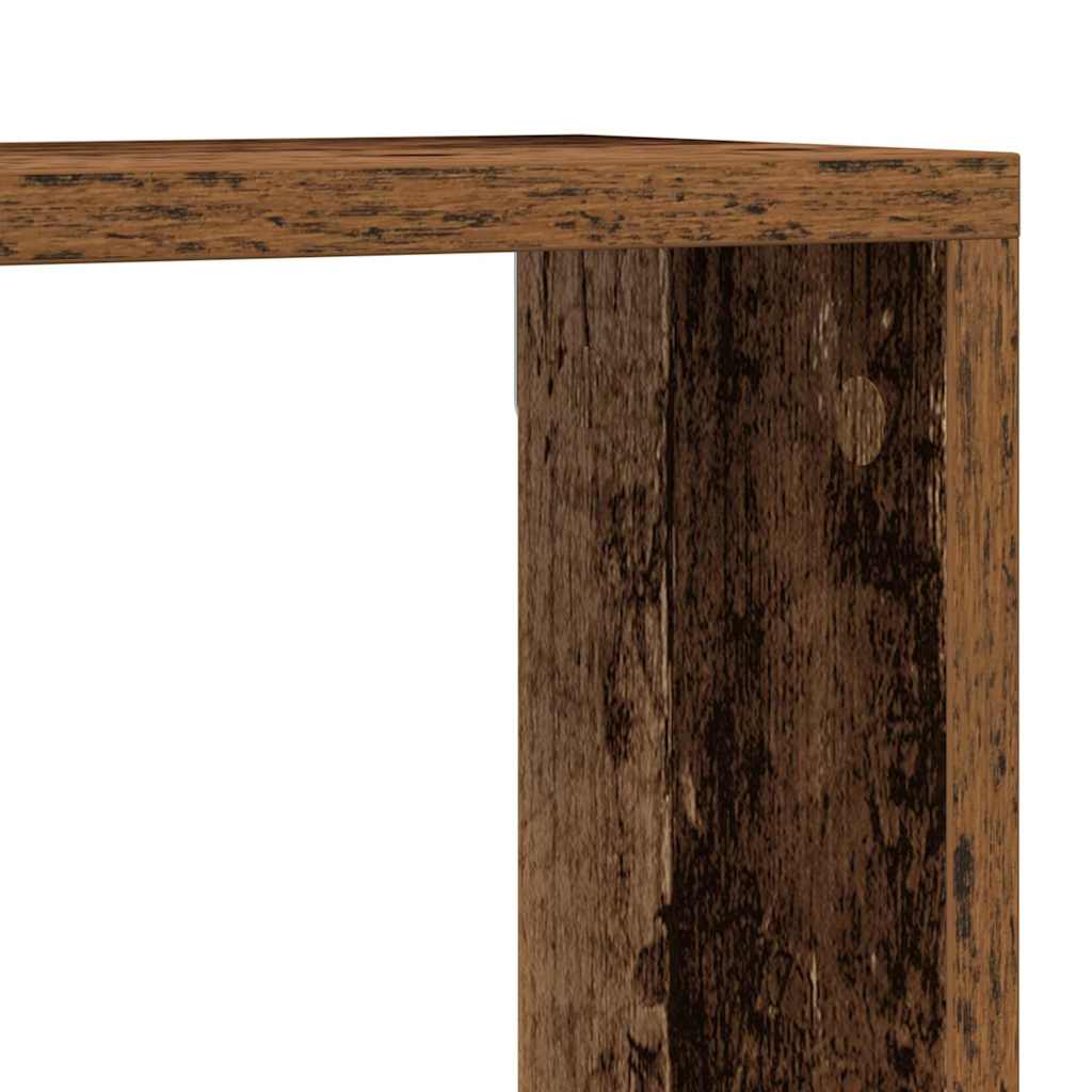 Wall Shelves 4 pcs Old Wood 80 x 15 x 26 cm Engineered Wood