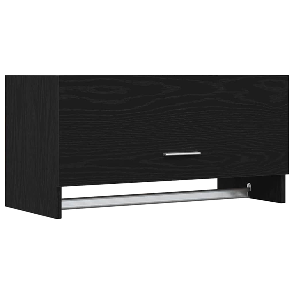 Wardrobe Black Oak 70 x 32.5 x 35 cm Engineered Wood