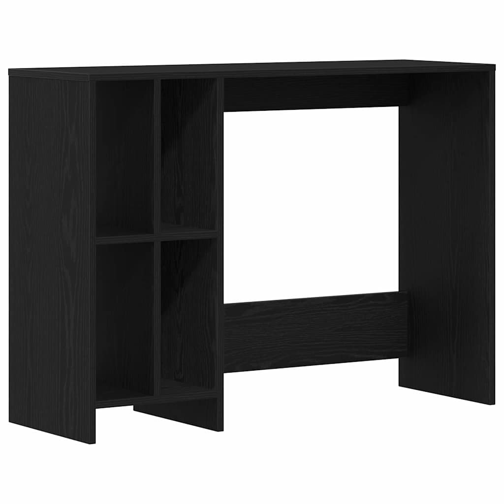 Desk Black Oak Engineered Wood 102.5 x 35 x 75 cm