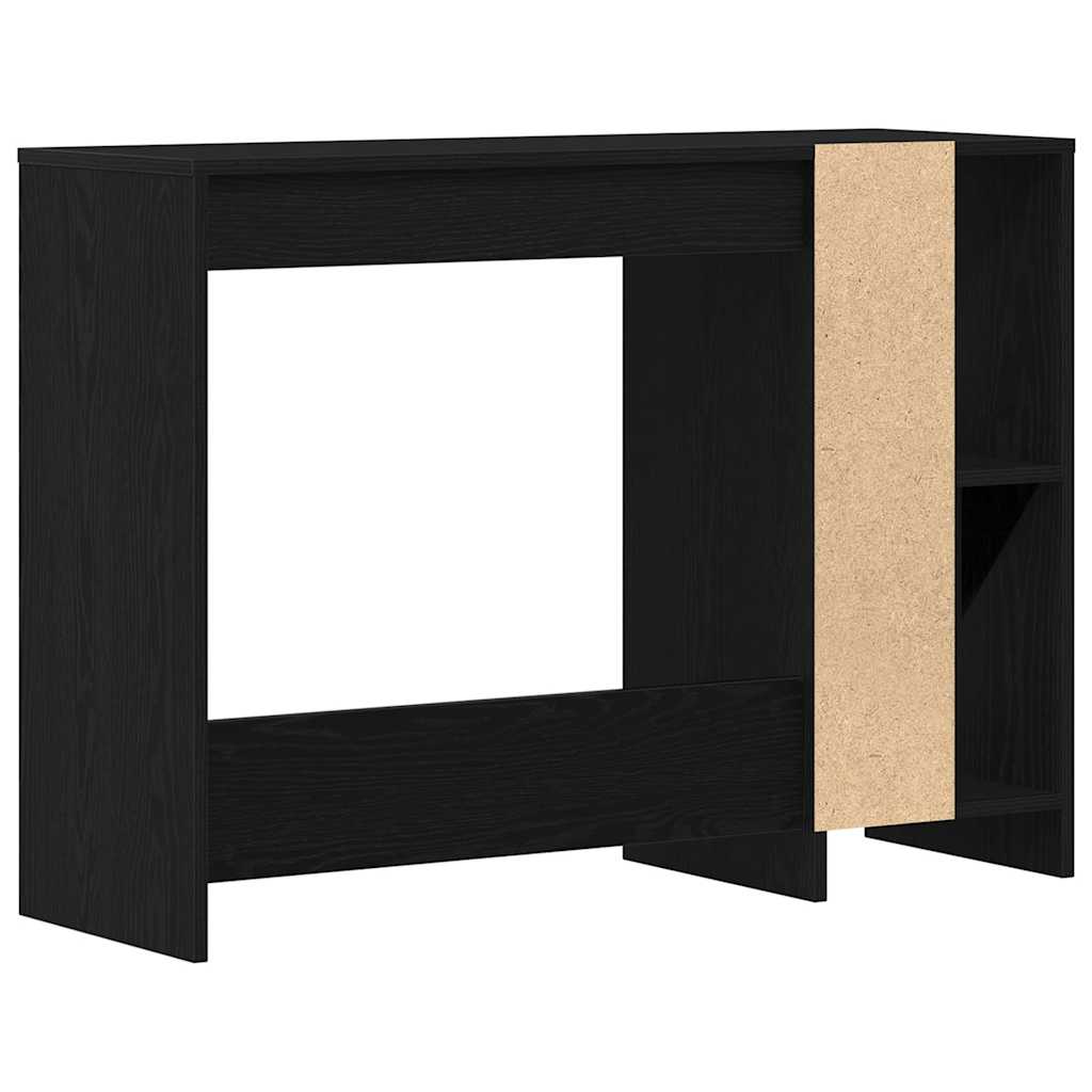 Desk Black Oak Engineered Wood 102.5 x 35 x 75 cm