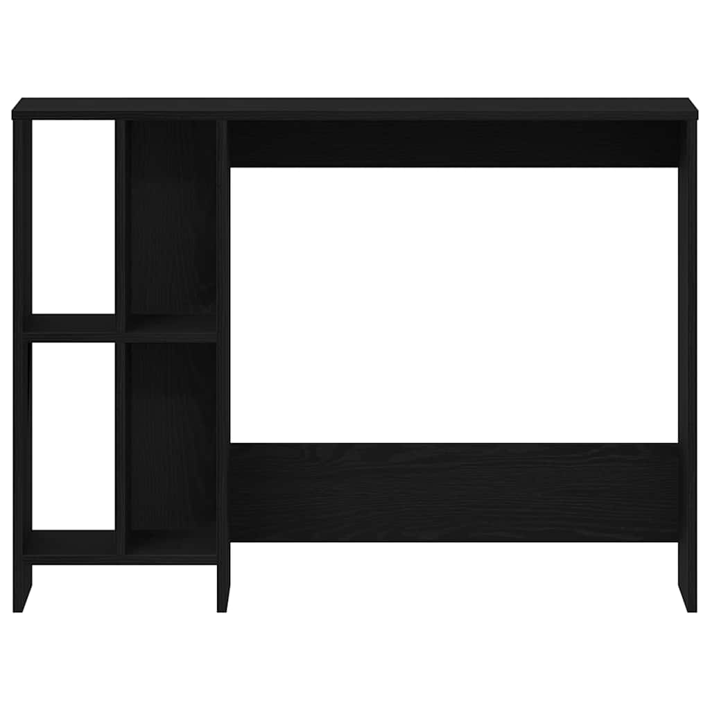 Desk Black Oak Engineered Wood 102.5 x 35 x 75 cm
