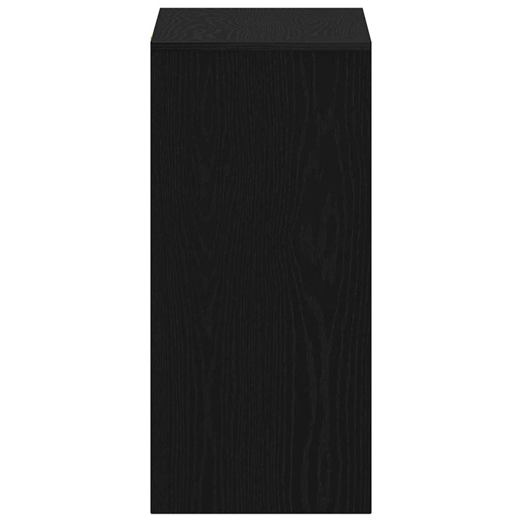 Desk Black Oak Engineered Wood 102.5 x 35 x 75 cm