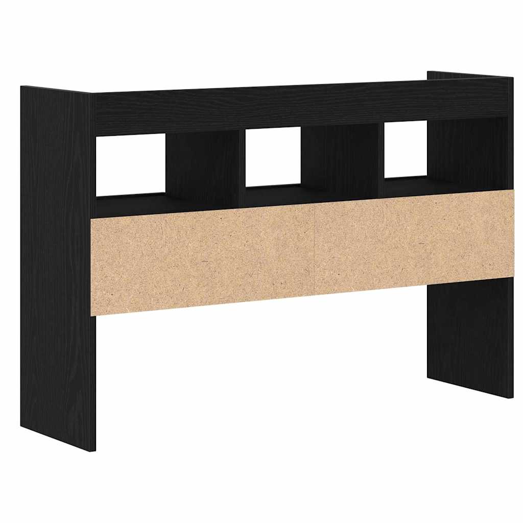 Sideboard Black Oak 105 x 30 x 70 cm Engineered Wood