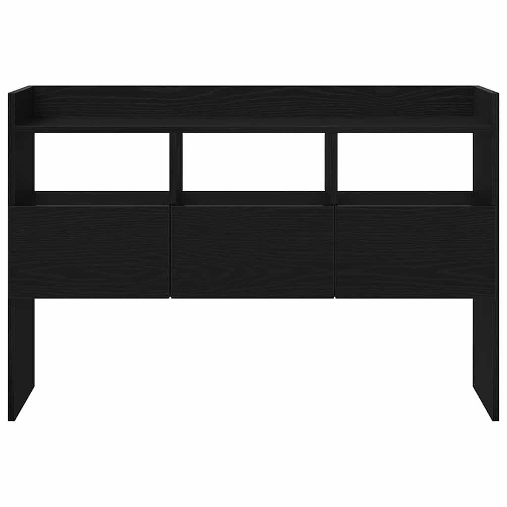 Sideboard Black Oak 105 x 30 x 70 cm Engineered Wood