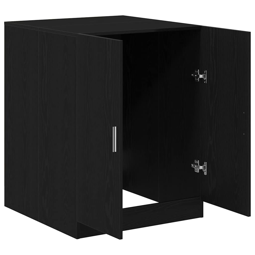 Washing Machine Cabinet Black Oak 70.5 x 71.5 x 91.5 cm