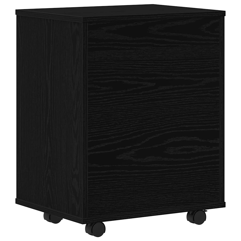 Storage Cabinet 46 x 36 x 59 cm Engineered Wood Black Oak