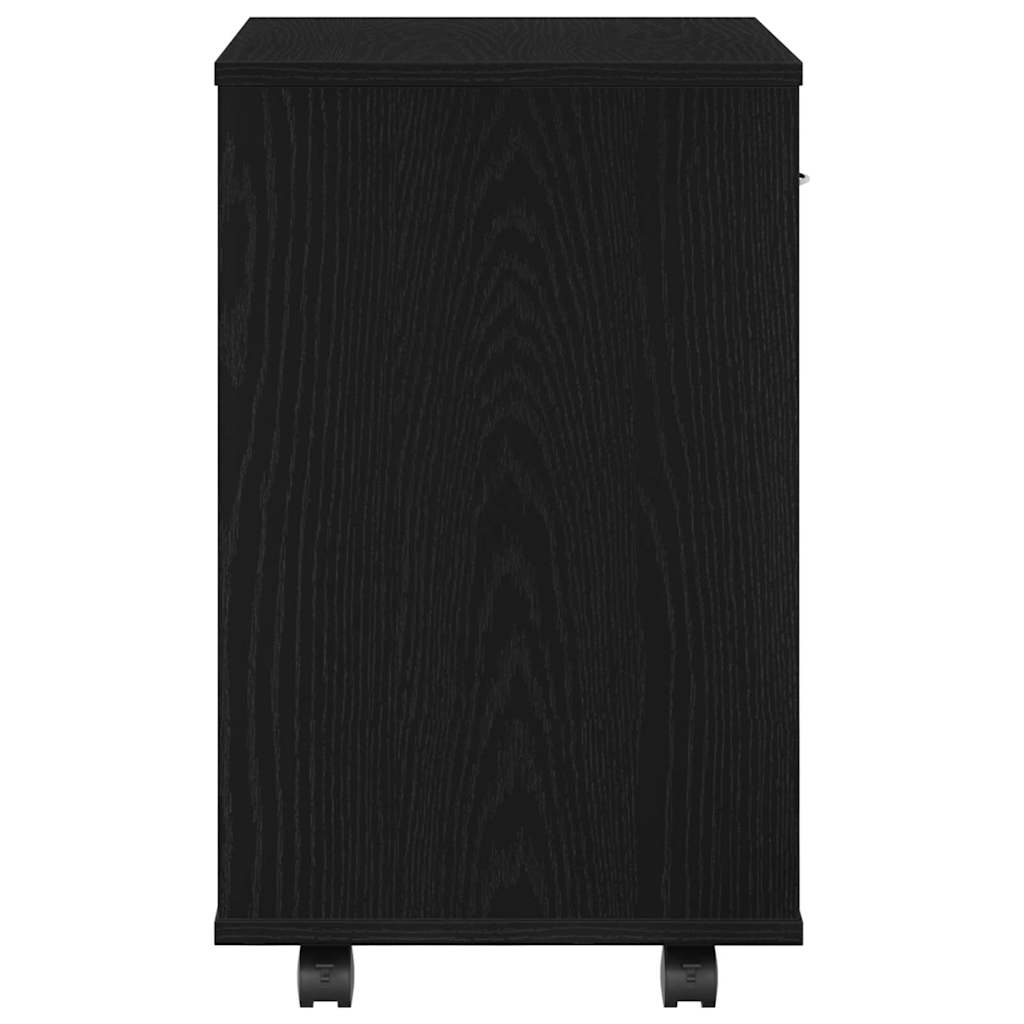 Storage Cabinet 46 x 36 x 59 cm Engineered Wood Black Oak