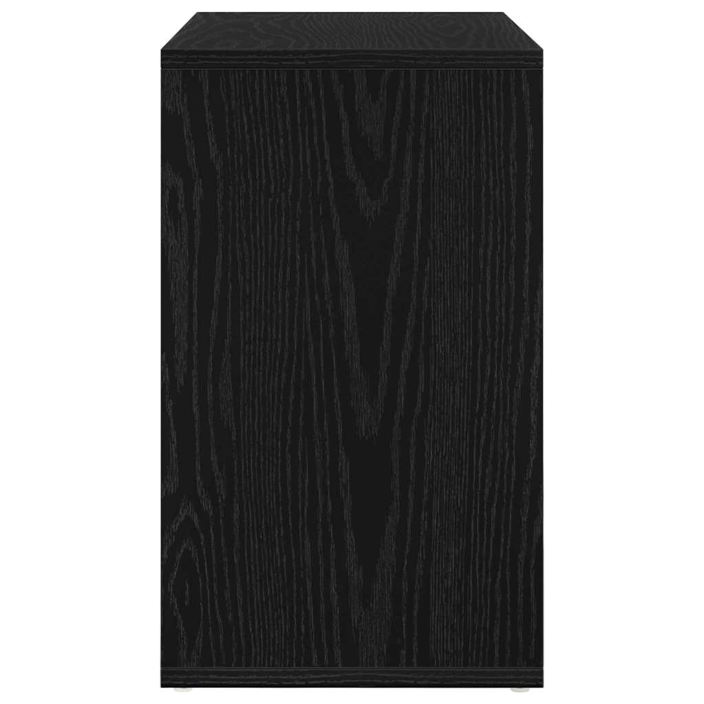Nesting Table 3 pcs Black Oak 55 x 30 x 50 cm Engineered Wood