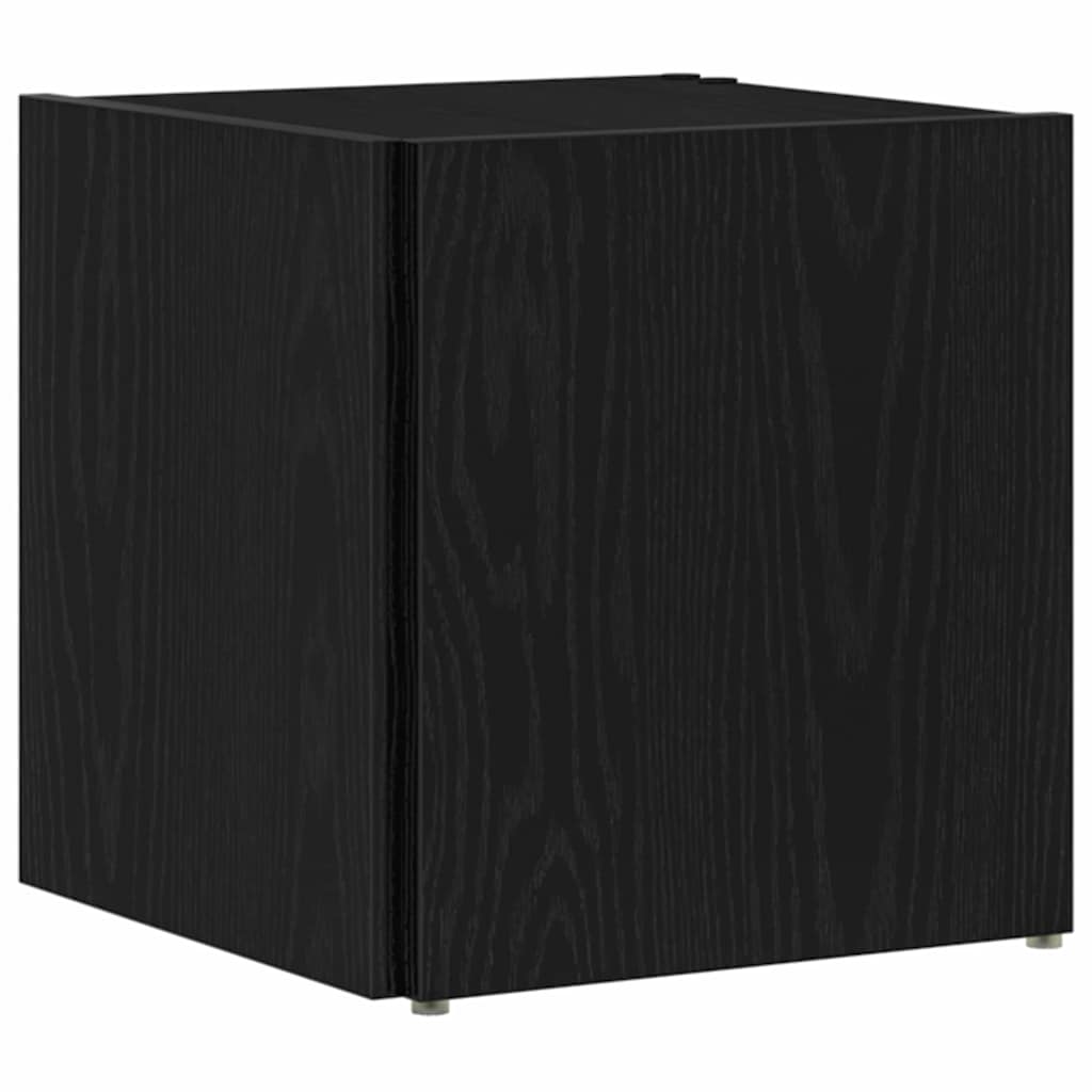 Corner Shelves 33 x 33 x 34.5 cm Engineered Wood Black Oak
