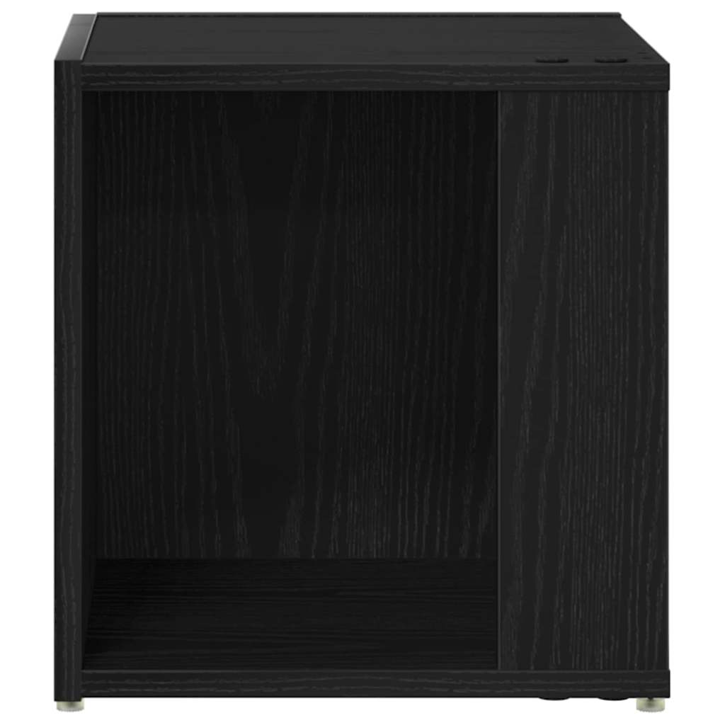 Corner Shelves 33 x 33 x 34.5 cm Engineered Wood Black Oak