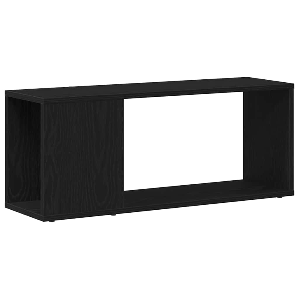 TV Cabinet Set 80 x 24 x 32 cm Black Oak Engineered Wood