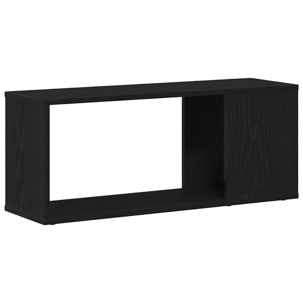 TV Cabinet Set 80 x 24 x 32 cm Black Oak Engineered Wood