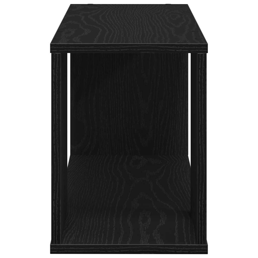 TV Cabinet Set 80 x 24 x 32 cm Black Oak Engineered Wood