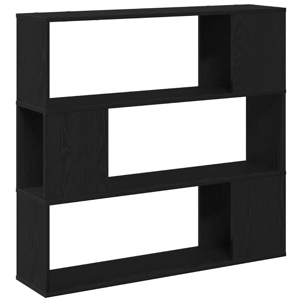 TV Cabinet Set 100 x 24 x 94 cm Black Oak Engineered Wood