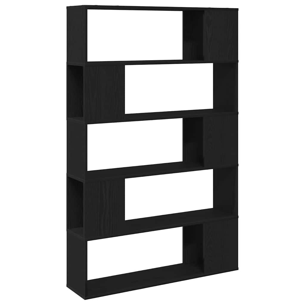 TV Cabinet Set 100 x 24 x 155 cm Black Oak Engineered Wood