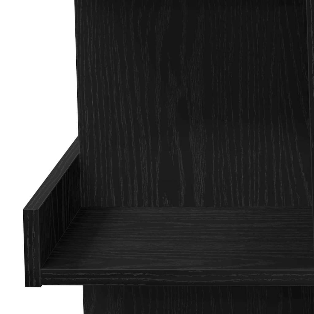 Bar Table 100 x 48 x 101.5 cm Engineered Wood Black Oak
