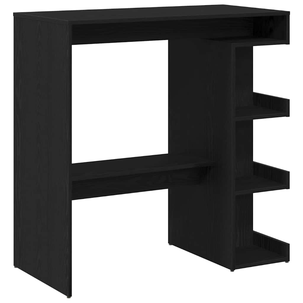 Bar Table 100 x 48 x 101.5 cm Engineered Wood Black Oak
