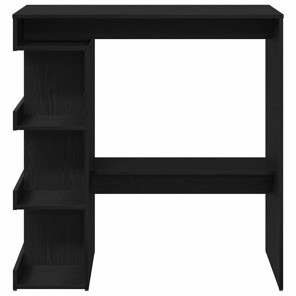 Bar Table 100 x 48 x 101.5 cm Engineered Wood Black Oak