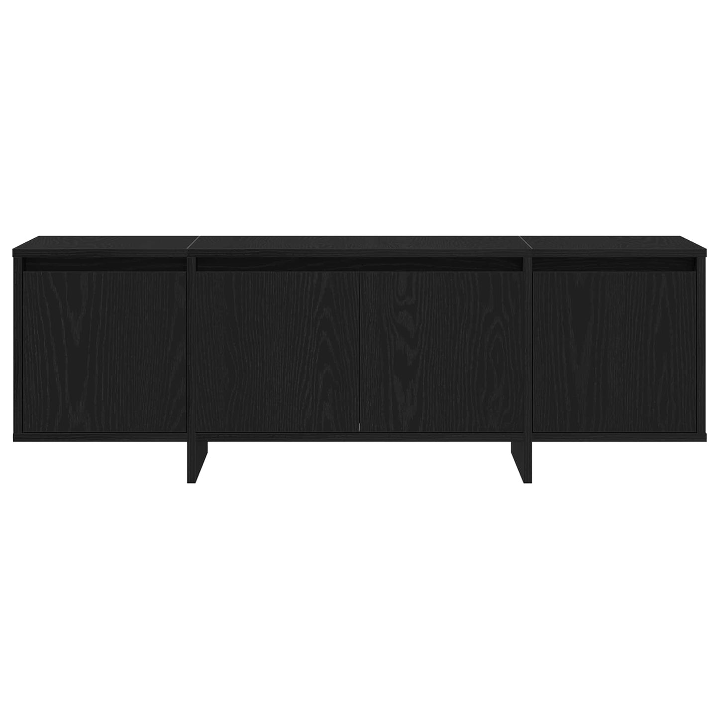 TV Cabinet 120 x 30 x 40.5 cm Black Oak Engineered Wood