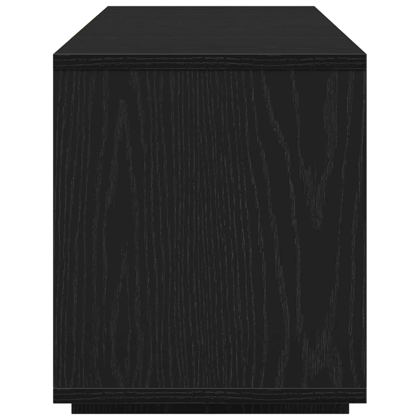 TV Cabinet Black Oak 120 x 30 x 40.5 cm Engineered Wood