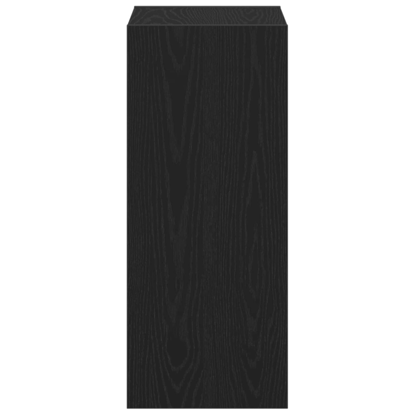 Book Cabinet 2-Tier 40 x 30 x 71.5 cm Engineered Wood Black Oak