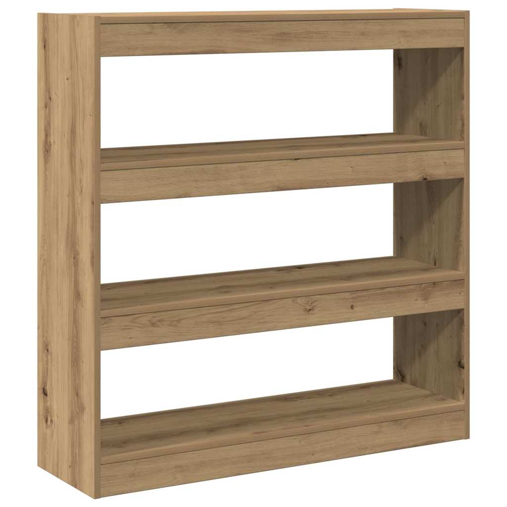 Book Cabinet 3-Tier 100 x 30 x 103 cm Engineered Wood