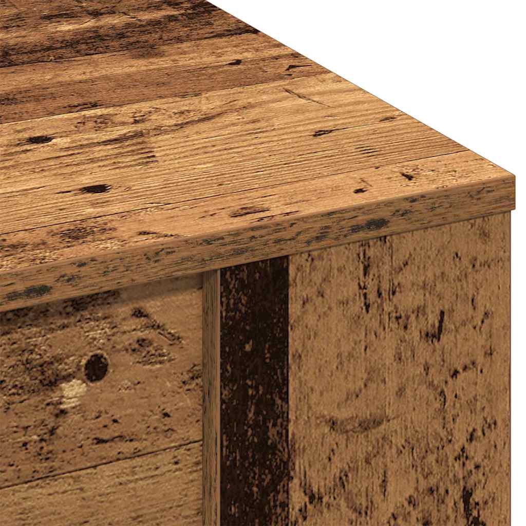 Coffee Table Old Wood 102 x 55 x 45 cm Engineered Wood