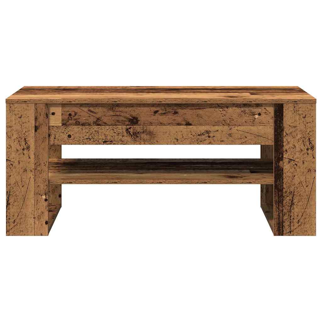 Coffee Table Old Wood 102 x 55 x 45 cm Engineered Wood