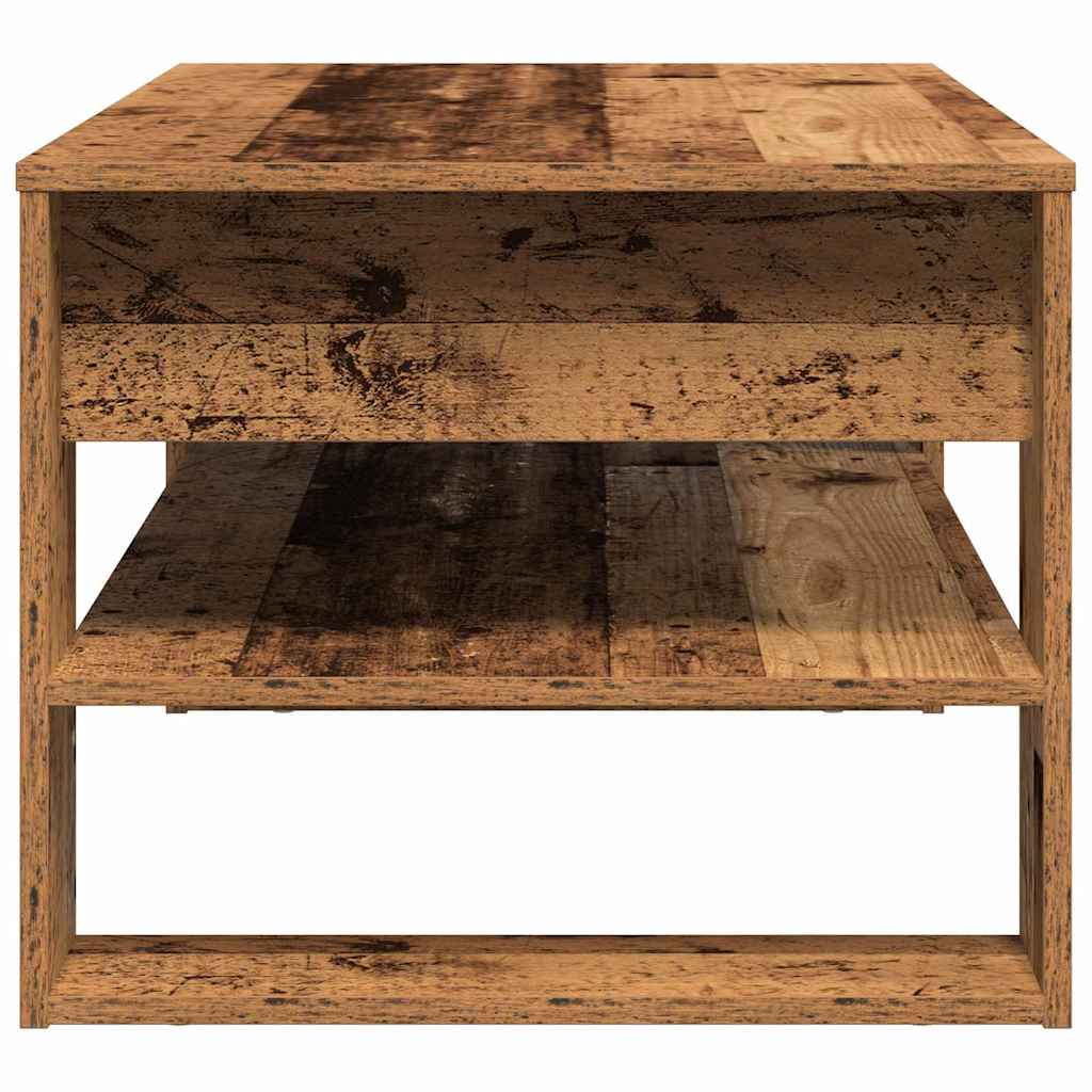 Coffee Table Old Wood 102 x 55 x 45 cm Engineered Wood