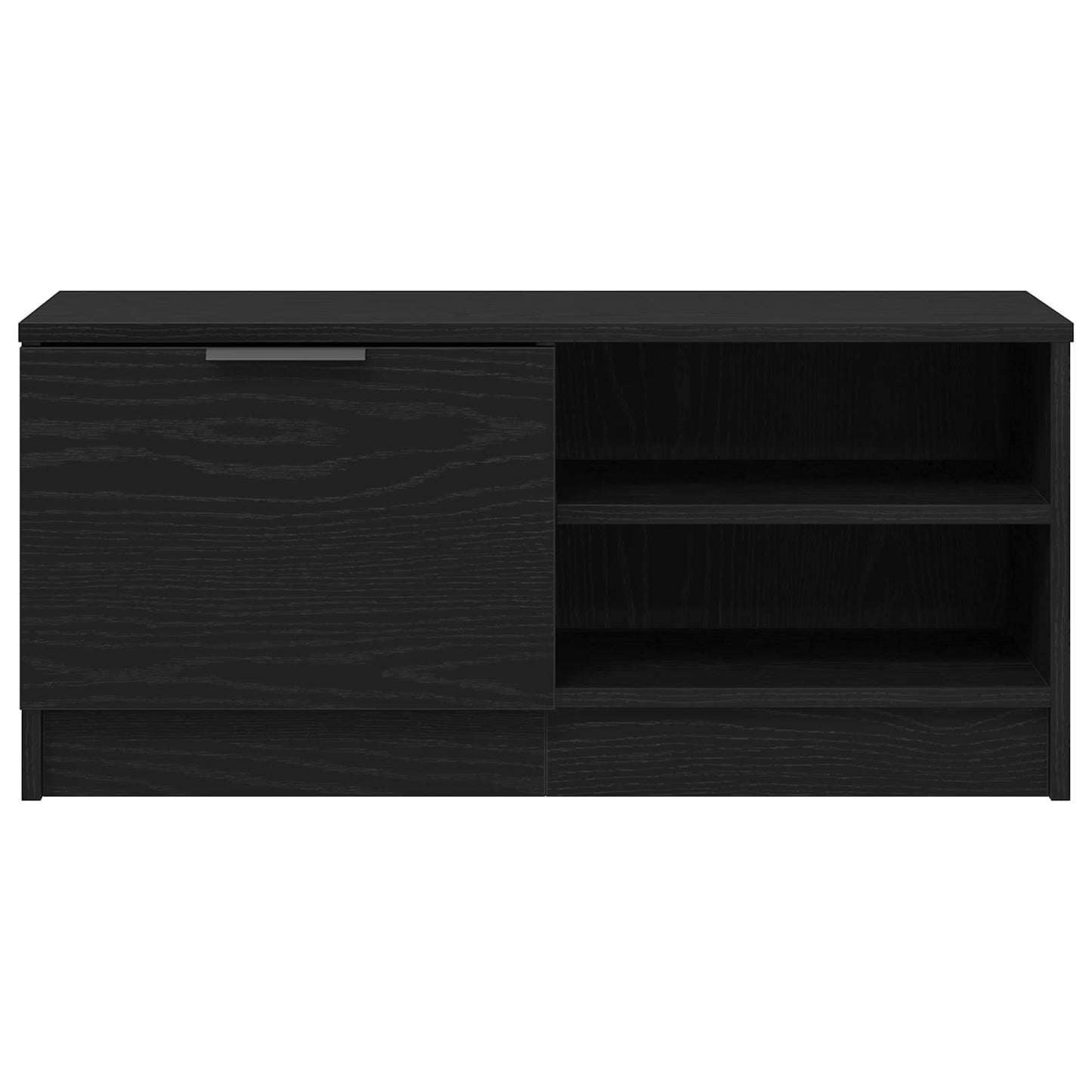TV Cabinet 2 pcs Black Oak 80 x 35 x 36.5 cm Engineered Wood