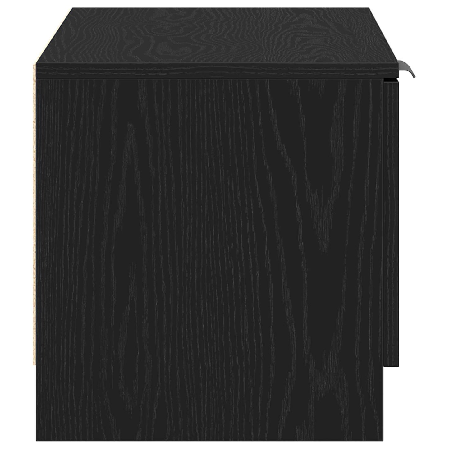 TV Cabinet 2 pcs Black Oak 80 x 35 x 36.5 cm Engineered Wood