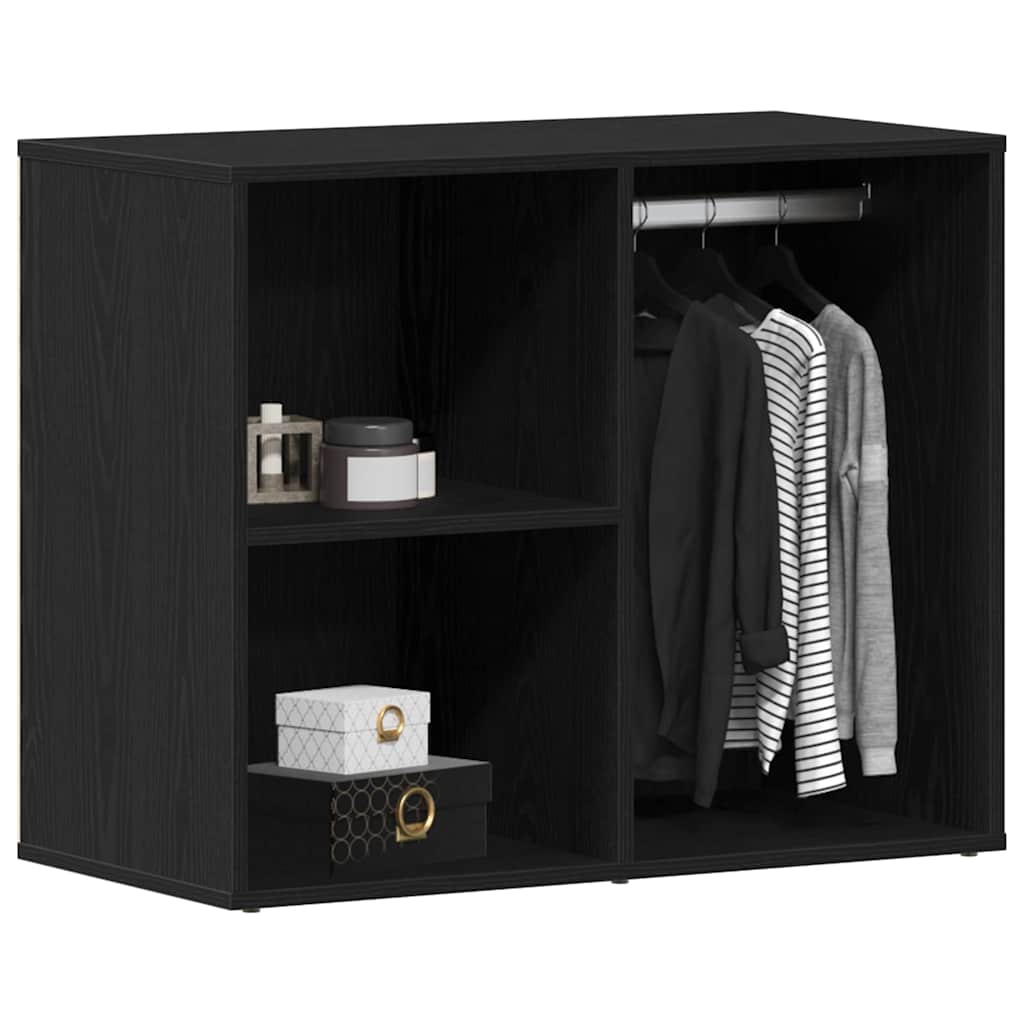 Cosmetic Cabinet Black Oak 80 x 40 x 65 cm Engineered Wood