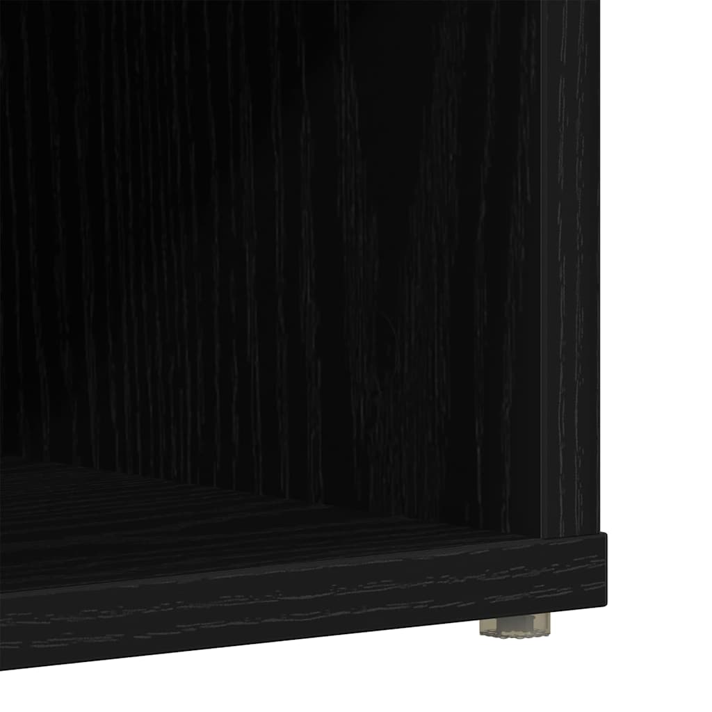Shoe Cabinet 2 pcs 52 x 30 x 50.5 cm Engineered Wood Black Oak